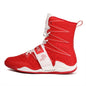 Men's Boxing Shoes Red/ White LS308