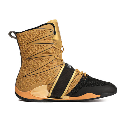 Men's Boxing Shoes Black/ Gold LS308