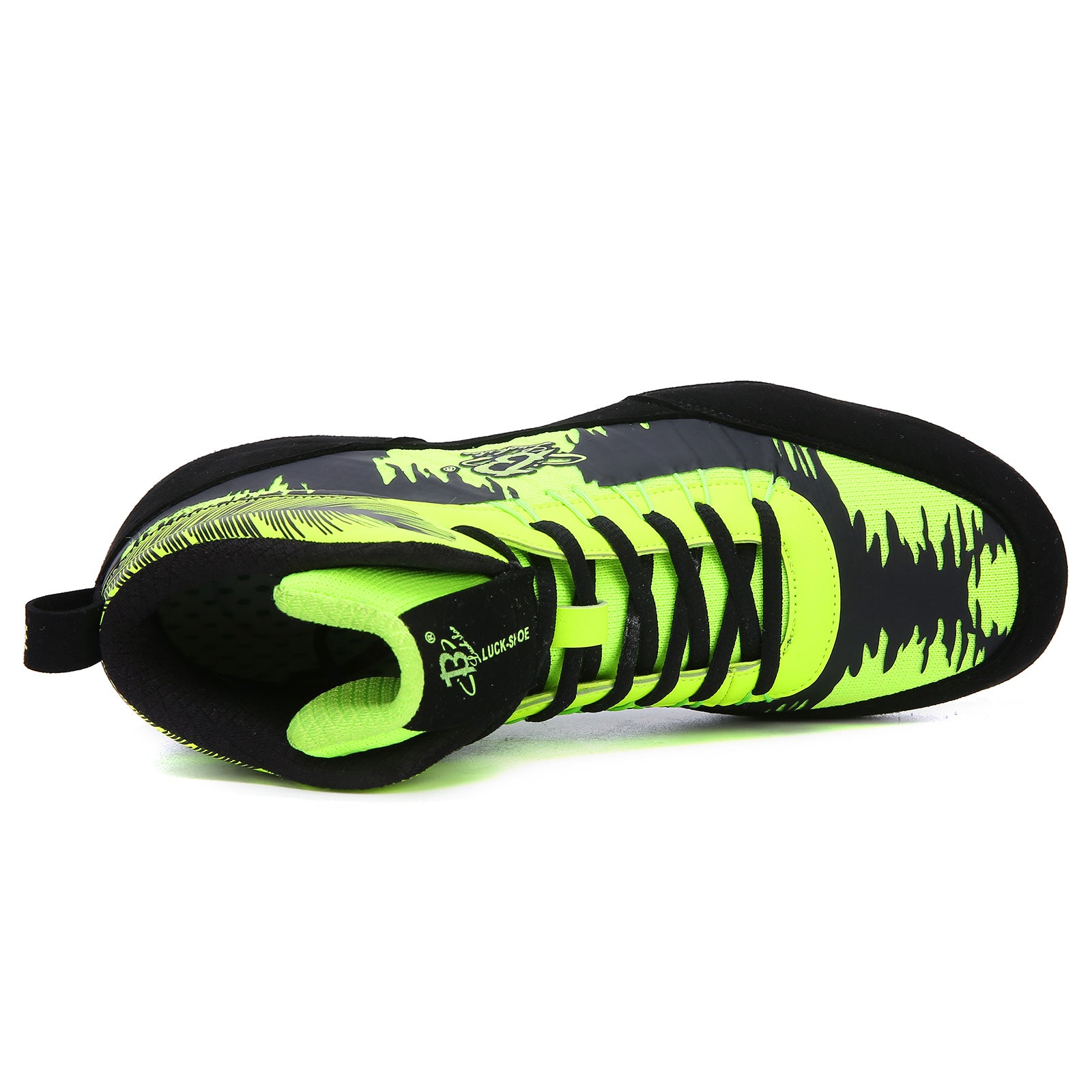 Lime green hot sale wrestling shoes