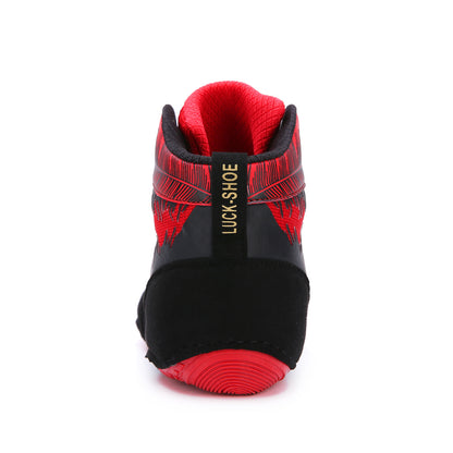 Men's Wrestling Shoes Red LS-178