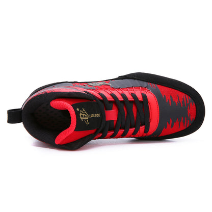 Men's Wrestling Shoes Red LS-178